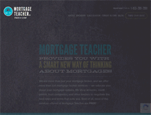 Tablet Screenshot of mortgageteacher.com